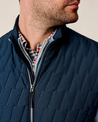 Belfry Quilted Puffer Vest - Space Grayers