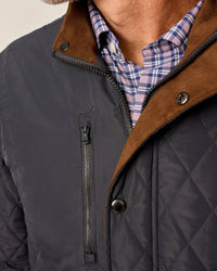 Juno Quilted Snap Jacket Grayers