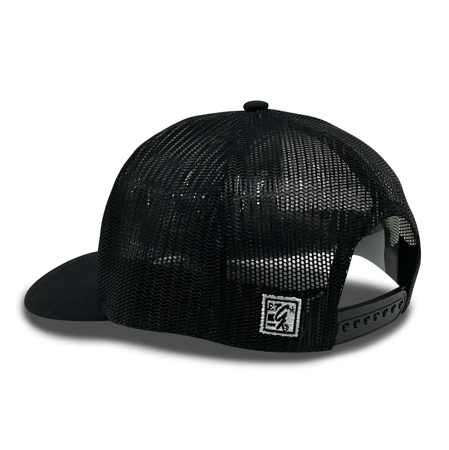 Black Rock and Roll Memphis Trucker Hat Lansky Bros.