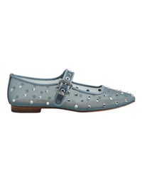 Michaela Shine Mary Jane Flat - Coastal Blue Sam Edelman