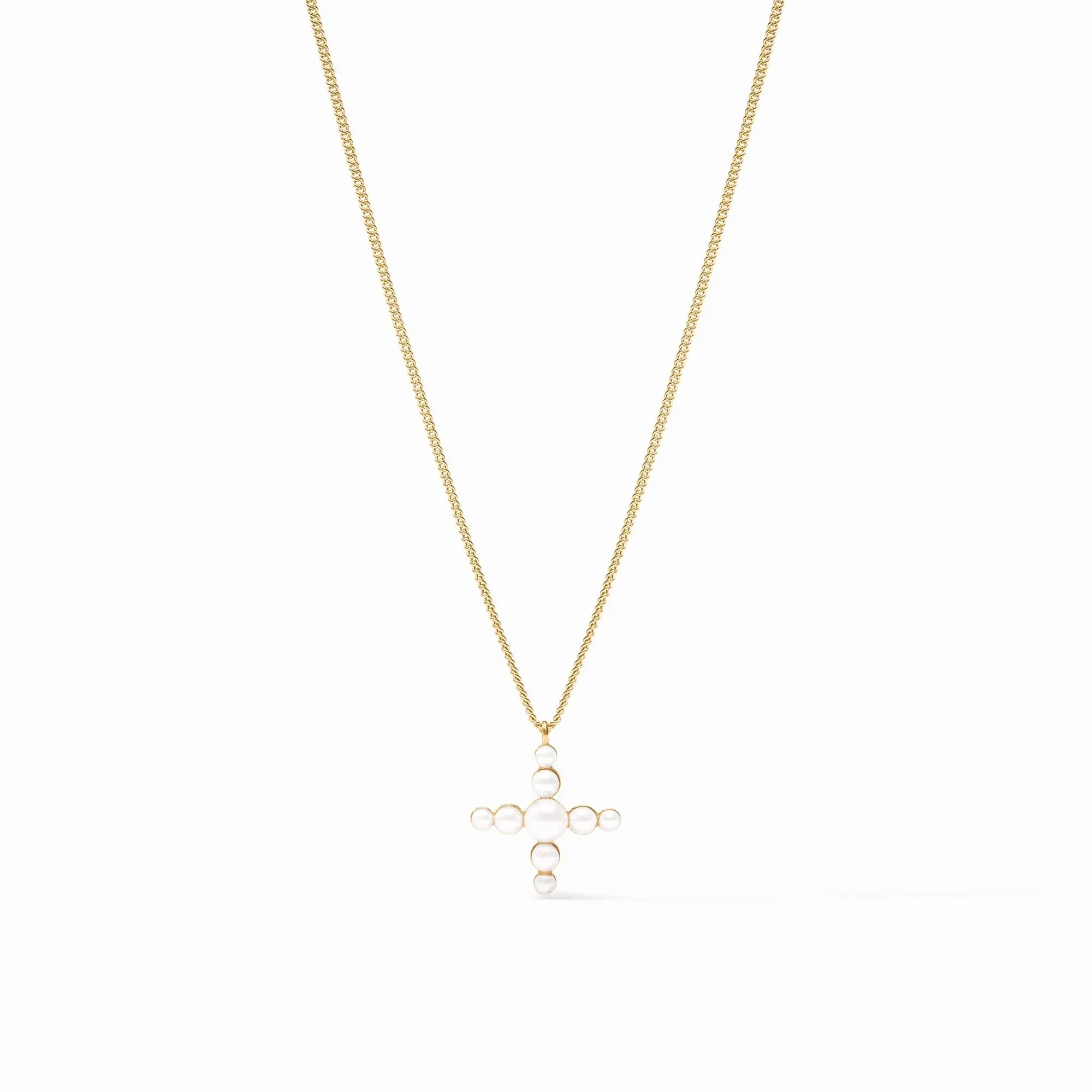 Gumdrop Cross Delicate Necklace JULIE VOS