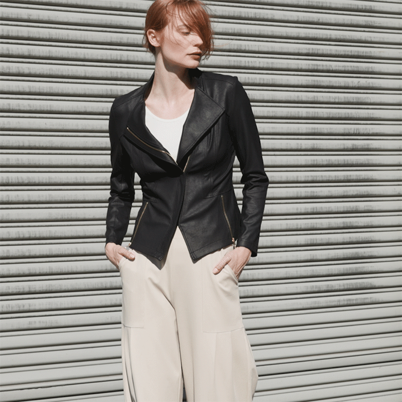 Liquid Leather™ Signature Jacket - Black Clara Sun Woo