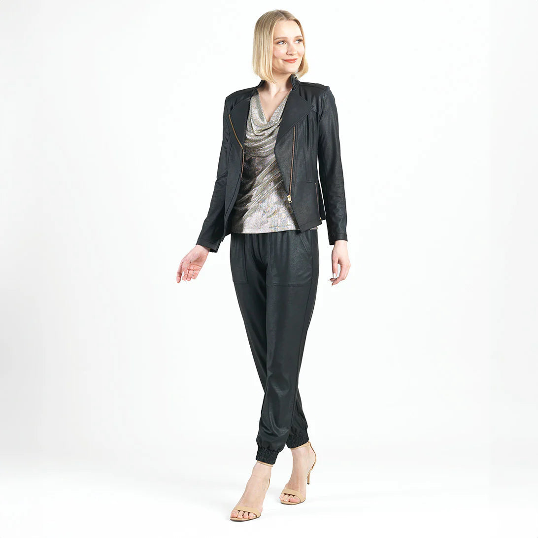 Liquid Leather™ Signature Jacket - Black Clara Sun Woo