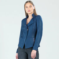 Liquid Leather™ Signature Jacket - Navy Clara Sun Woo