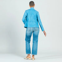 Liquid Leather™ Signature Jacket - Sky Blue Clara Sun Woo