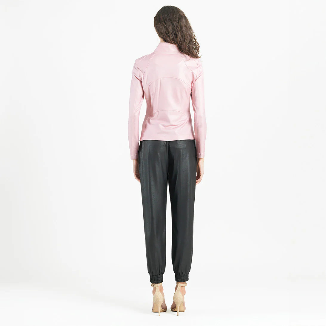 Liquid Leather™ Signature Jacket - Liquid Pink Clara Sun Woo