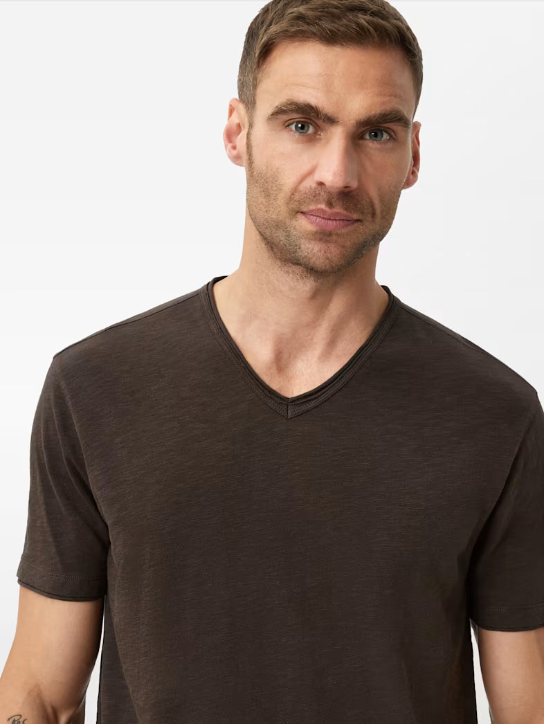 Miles V-Neck - Brown John Varvatos