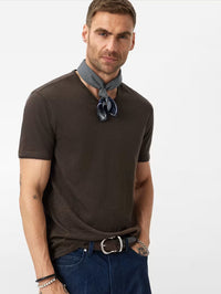 Miles V-Neck - Brown John Varvatos