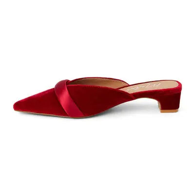Kellan Heeled Mule - Red Matisse