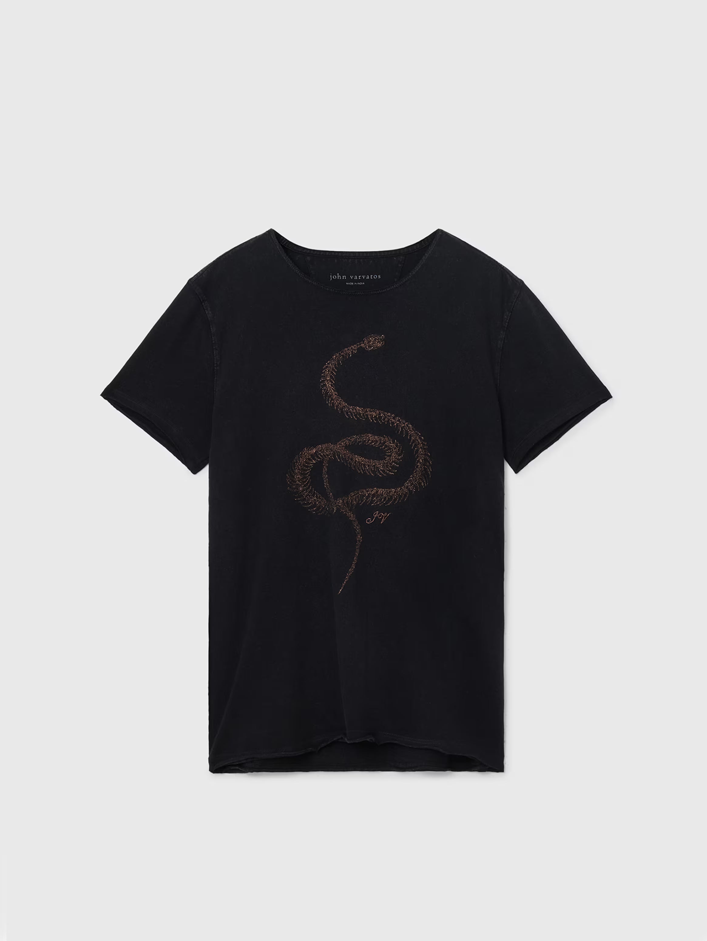 Fine Line Snake Tee John Varvatos