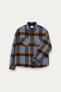 Snap Plaid Overshirt Kuwalla