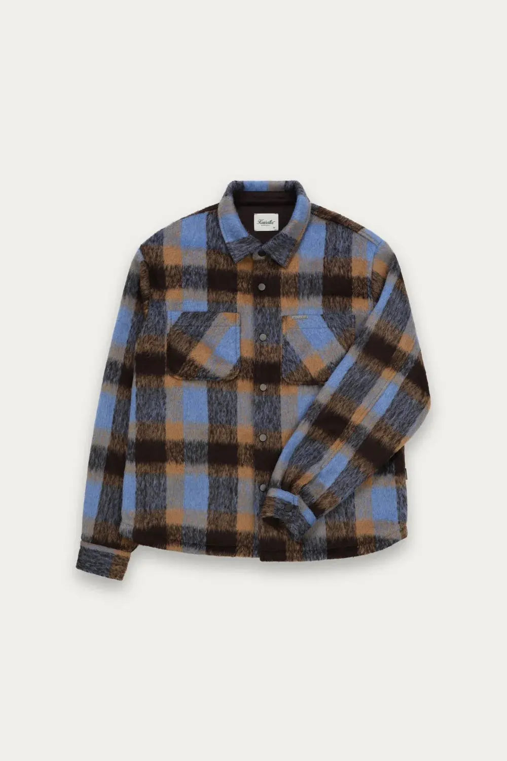 Snap Plaid Overshirt Kuwalla