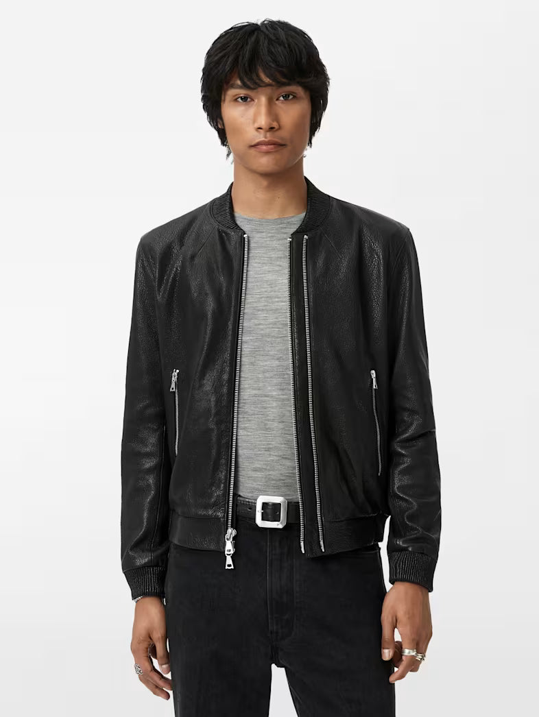 Xavier Leather Bomber John Varvatos