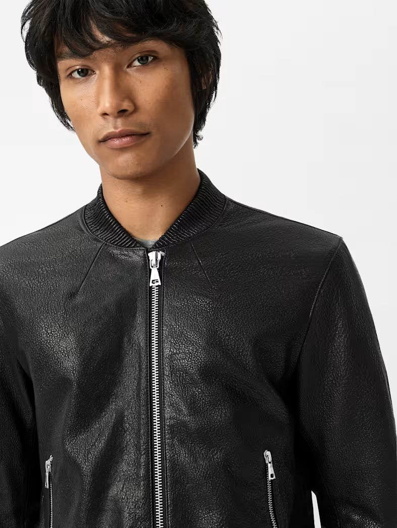 Xavier Leather Bomber John Varvatos