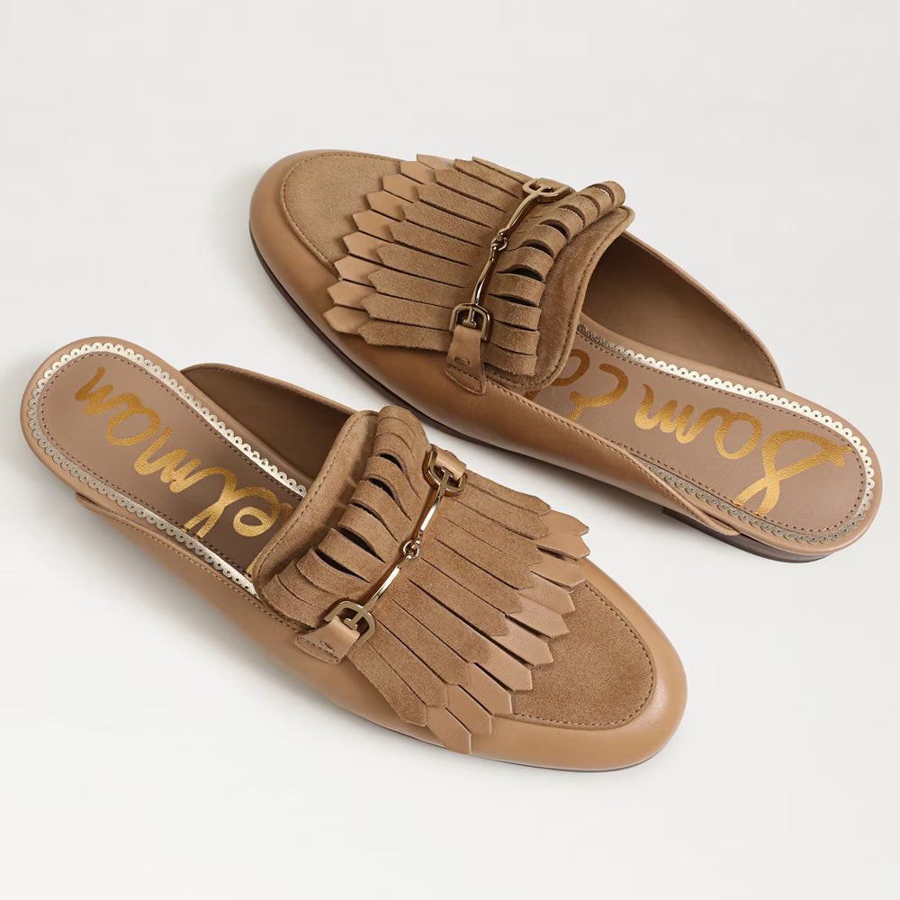 Top view showing ruched upper and almond toe