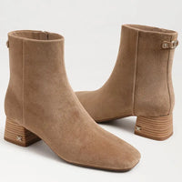 Paige Ankle Boot - Almond Taupe Suede Sam Edelman