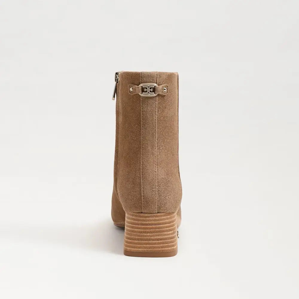 Paige Ankle Boot - Almond Taupe Suede Sam Edelman