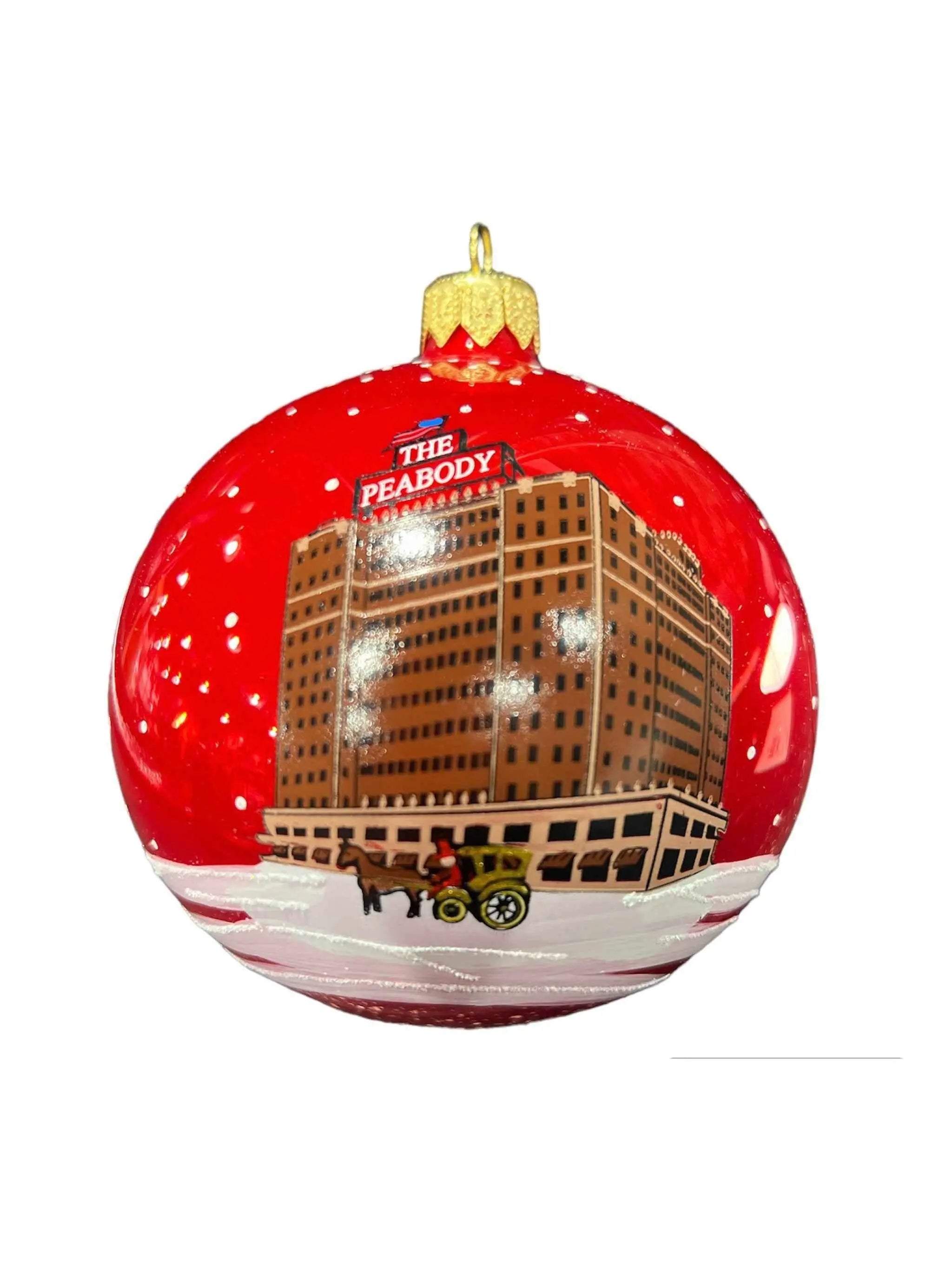 The Peabody Hotel 100MM Ball- Red