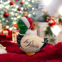 Peabody Santa Mallard Ornament Joy to the World