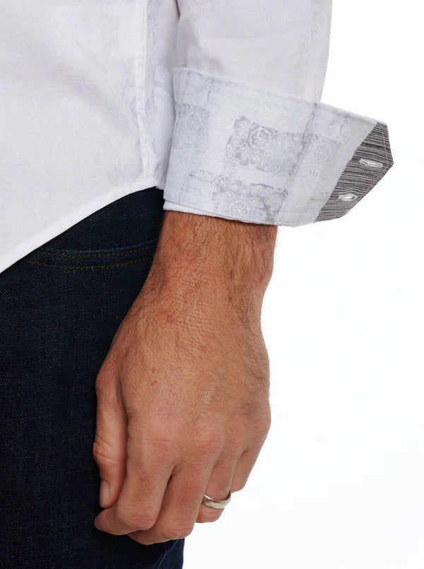 White Highland Sport Shirt Robert Graham