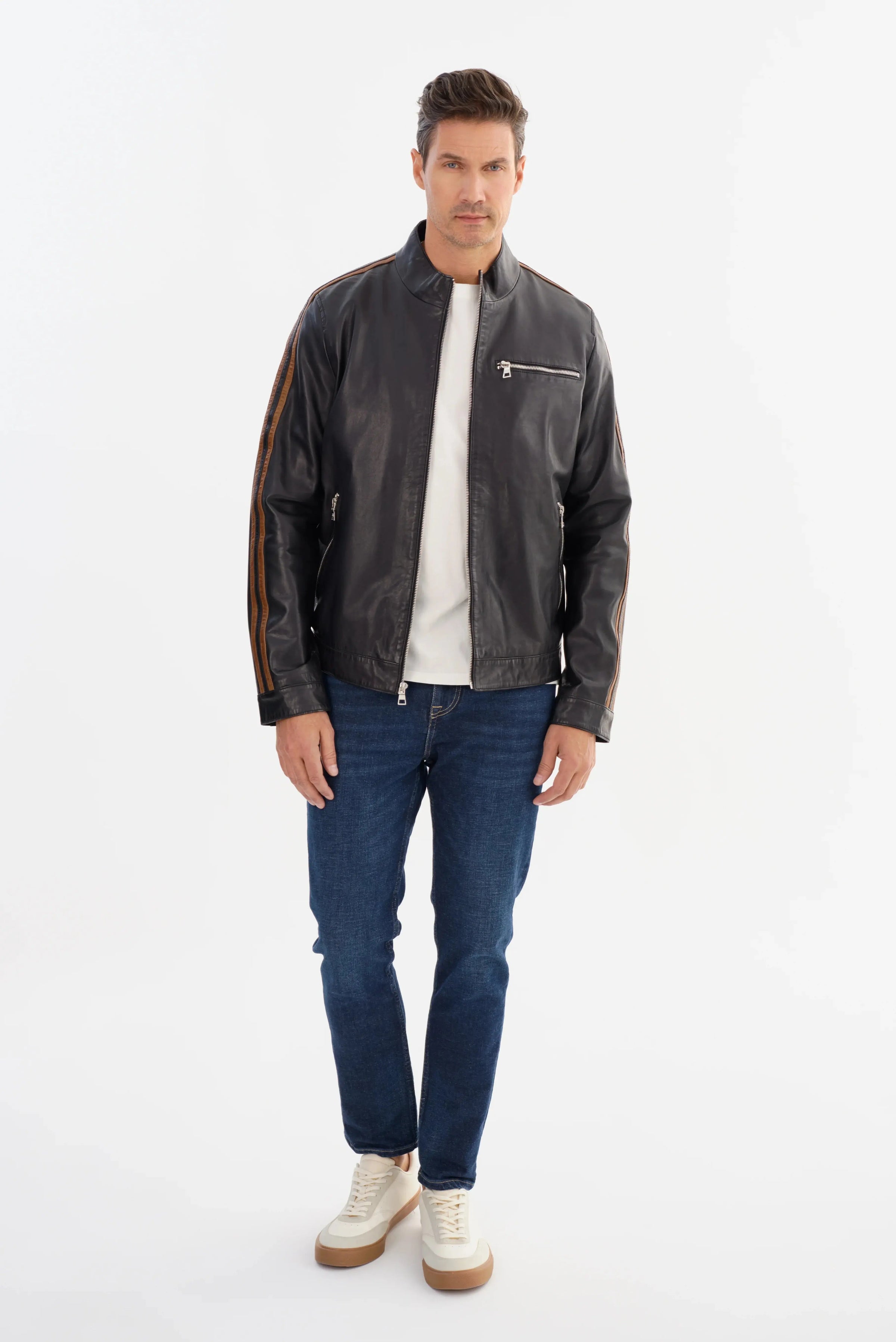Shelby Lambskin Leather Jacket Regency