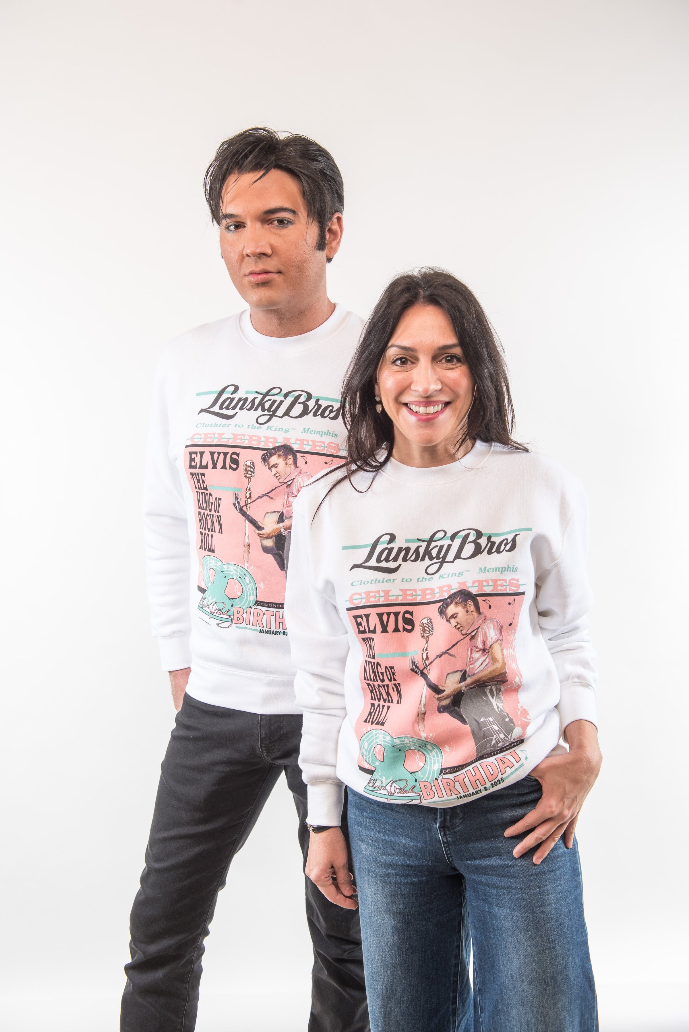 Elvis' 90th Birthday Sweatshirt Clothier to The King