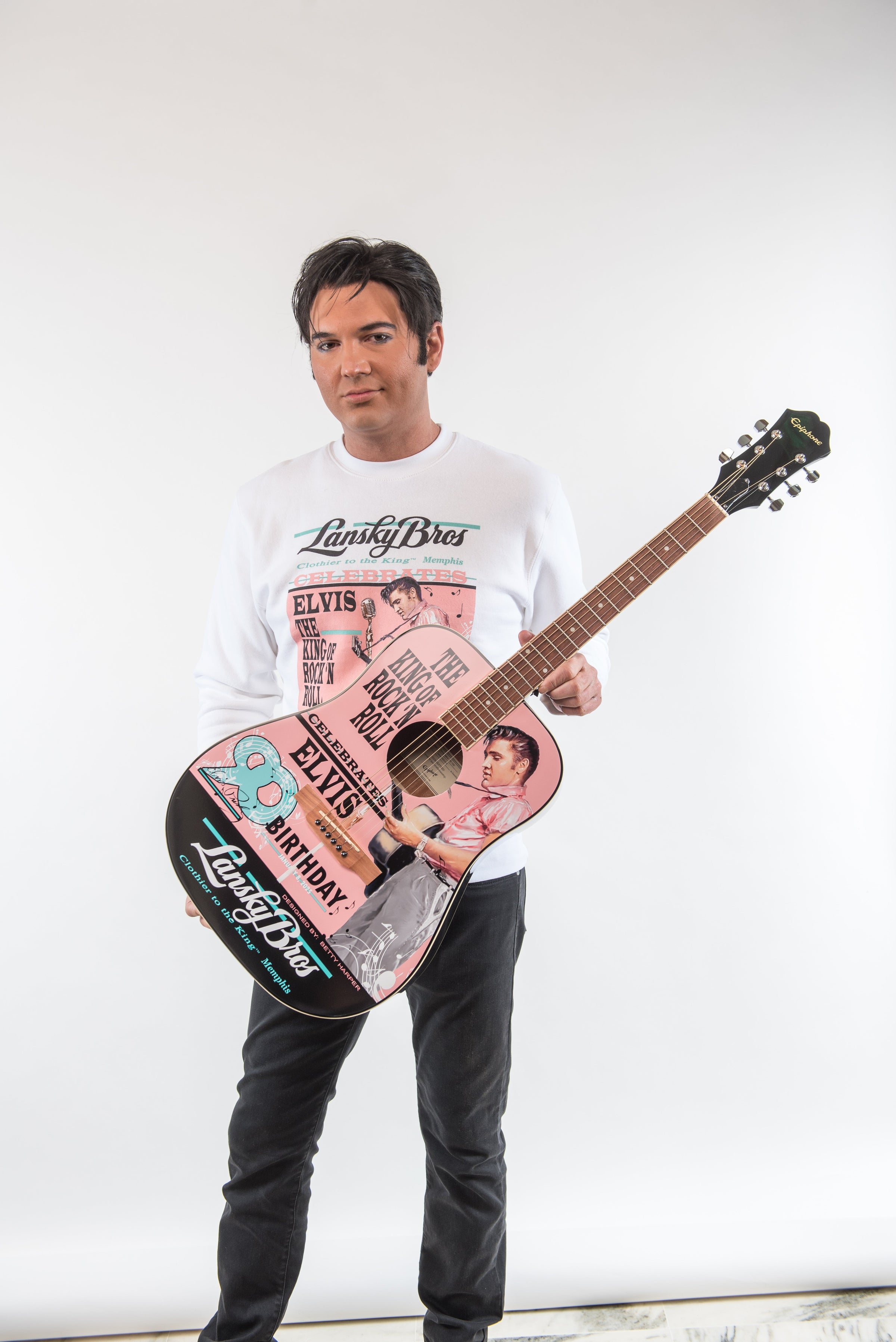 Elvis' 90th Birthday Sweatshirt Clothier to The King