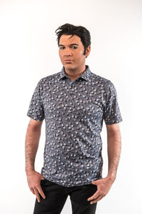 TCB & Guitars Polo - Grey Clothier to The King