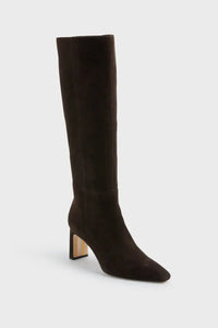 Sylvia Knee High Boots - Chocolate Brown Suede Sam Edelman