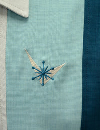 Atomic Mad Men Bowling Shirt Teal/Mint Clothier to The King