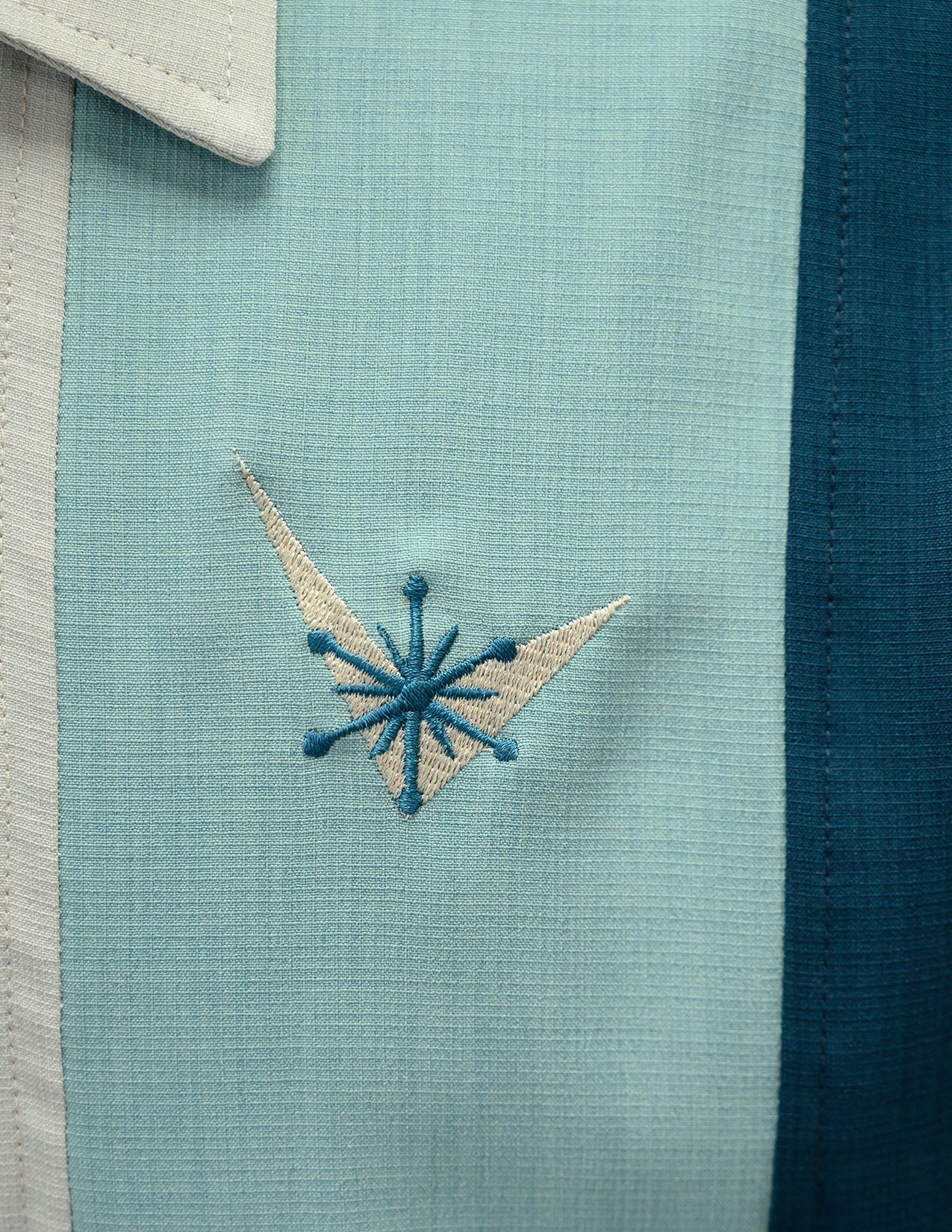 Atomic Mad Men Bowling Shirt Teal/Mint Clothier to The King