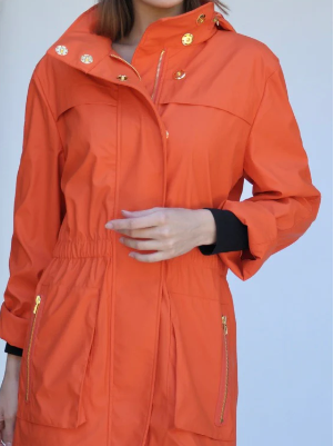 Anna Jacket- Hermes Orange Ciao Milano