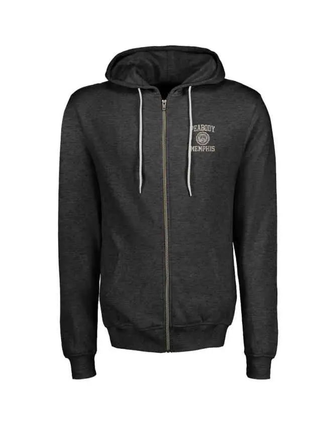Peabody Retro Zip - Charcoal heather