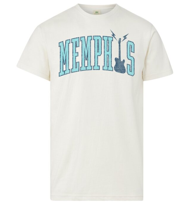 Memphis Guitar Logo T-Shirt Memphis Pop-Up