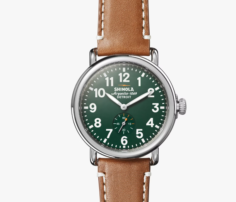 THE RUNWELL 41MM - Green - Lansky Bros. | Shinola