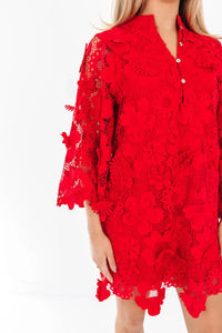 The Seraphina Dress - Red J. Marie