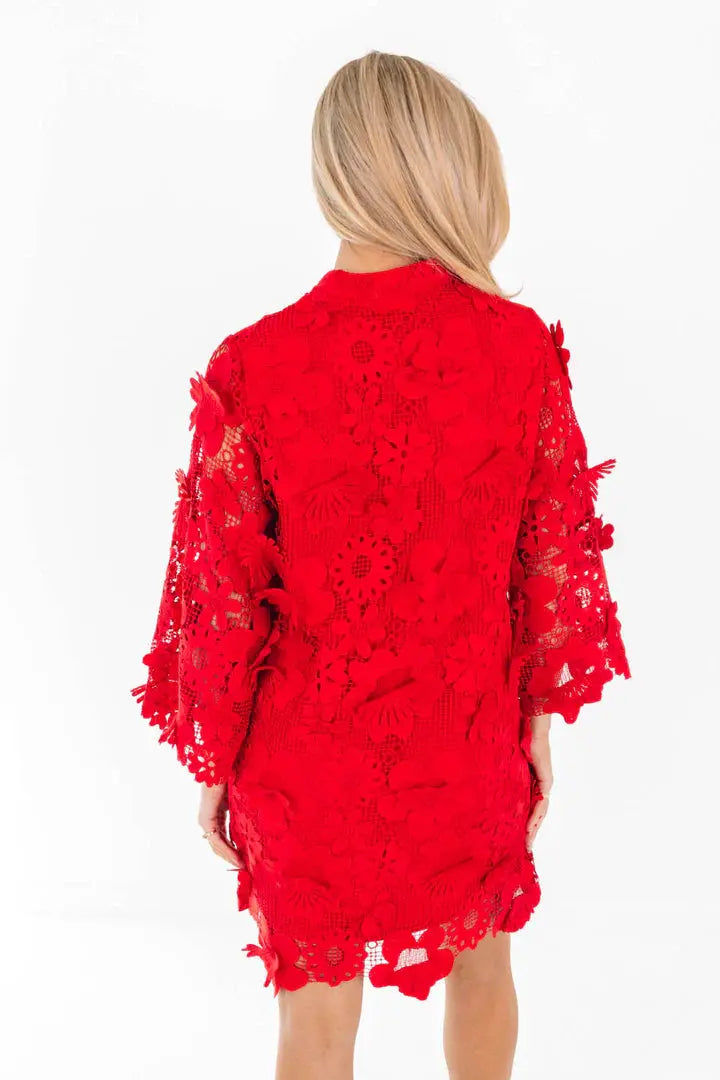 The Seraphina Dress - Red J. Marie