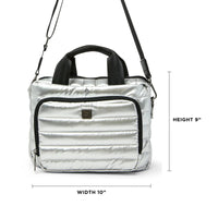 Stowaway Toiletry Case - Pearl Silver Think Royln