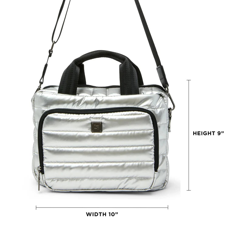 Stowaway Toiletry Case - Pearl Silver Think Royln