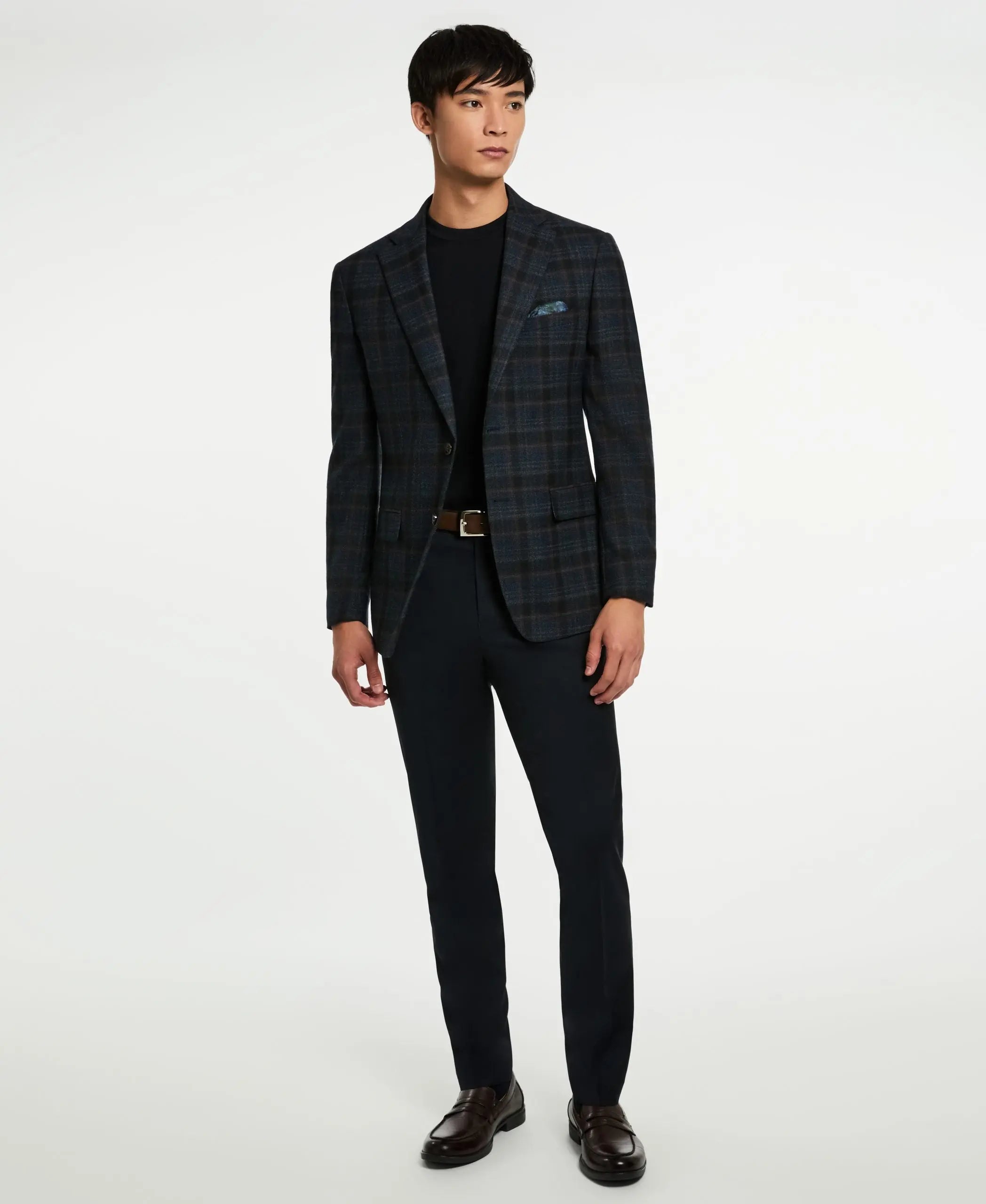 Verdello Blue/Rust Plaid Sport Coat Clothier to The King