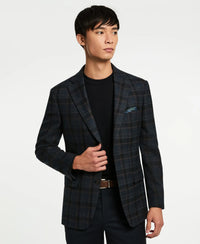 Verdello Blue/Rust Plaid Sport Coat Clothier to The King