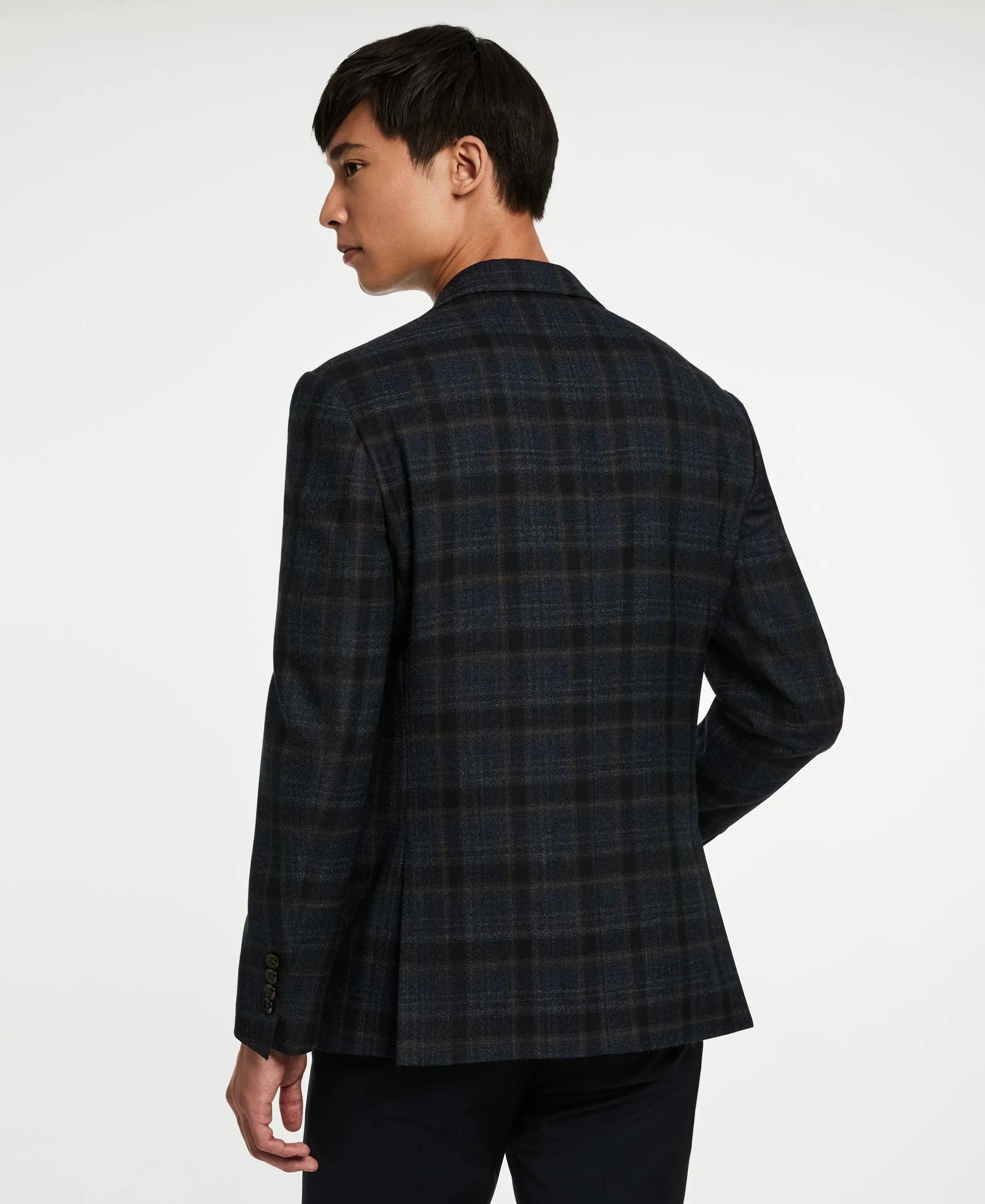 Verdello Blue/Rust Plaid Sport Coat Clothier to The King
