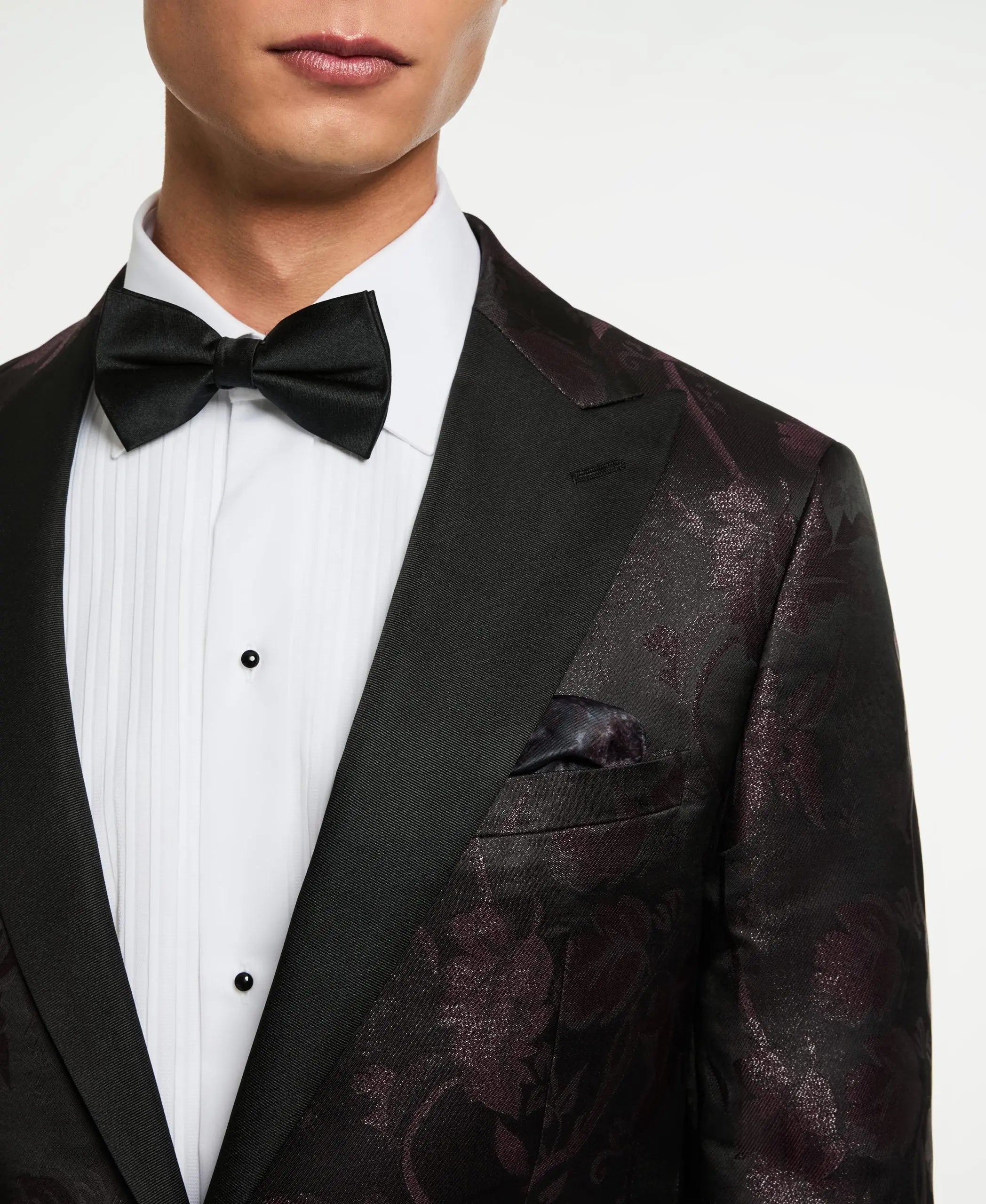 Valhalla Bordeaux Metallic Dinner Jacket Clothier to The King