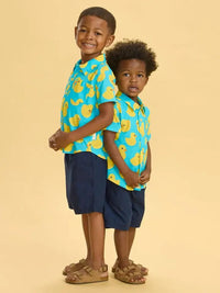 Kid's Rubber Ducky Hawaiian Shirt Tipsy Elves