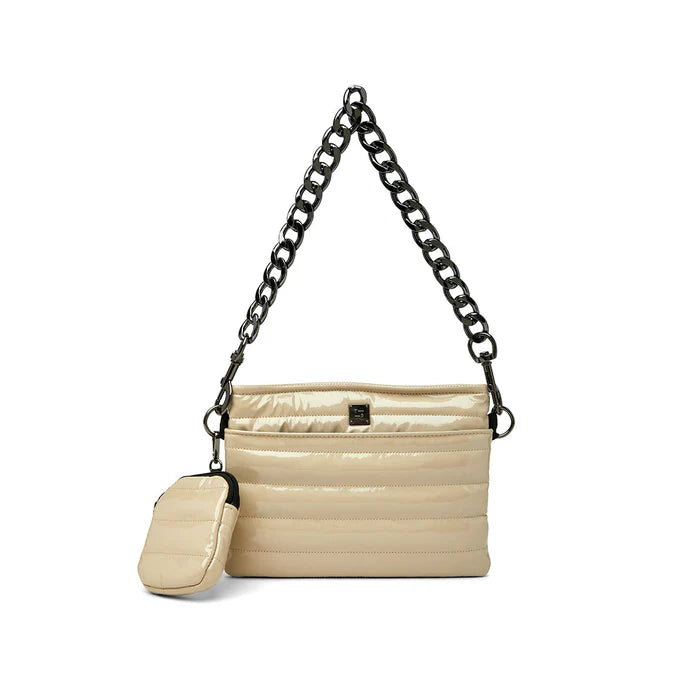 Downtown Crossbody | Blonde Patent Think Royln