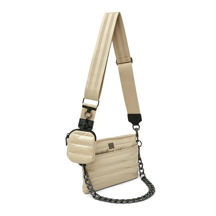Downtown Crossbody | Blonde Patent Think Royln