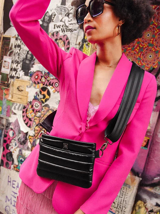 Bum Bag/Crossbody - Pearl Black Think Royln
