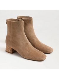 Paige Ankle Boot - Almond Taupe Suede Sam Edelman
