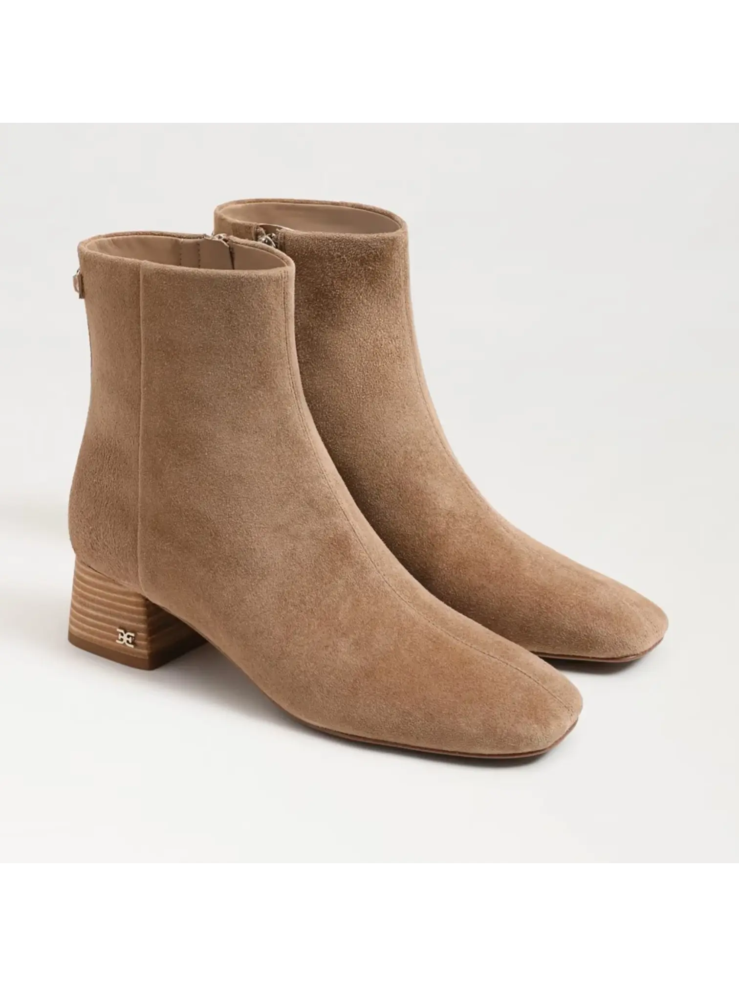 Paige Ankle Boot - Almond Taupe Suede Sam Edelman