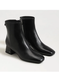 Paige Ankle Boot - Black Leather Sam Edelman